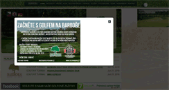 Desktop Screenshot of golfbarbora.cz